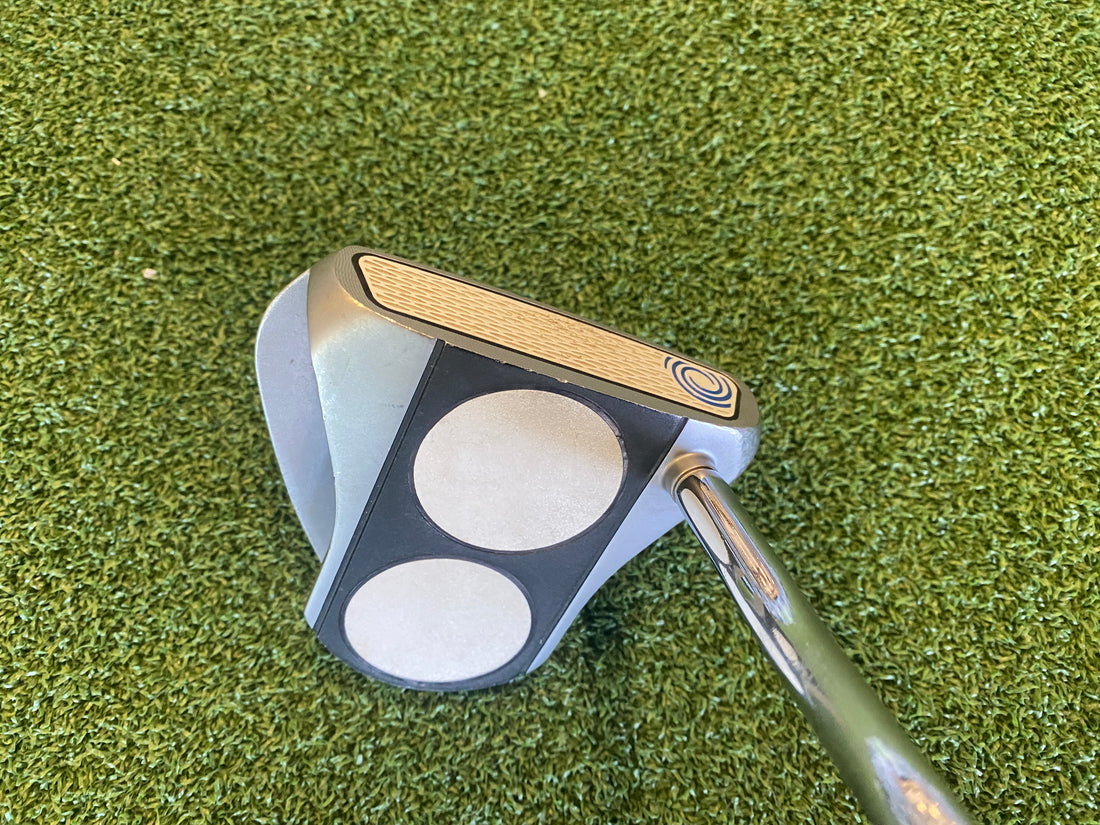 Odyssey White Hot RX 2-Ball 35" Left Handed Putter With Headcover