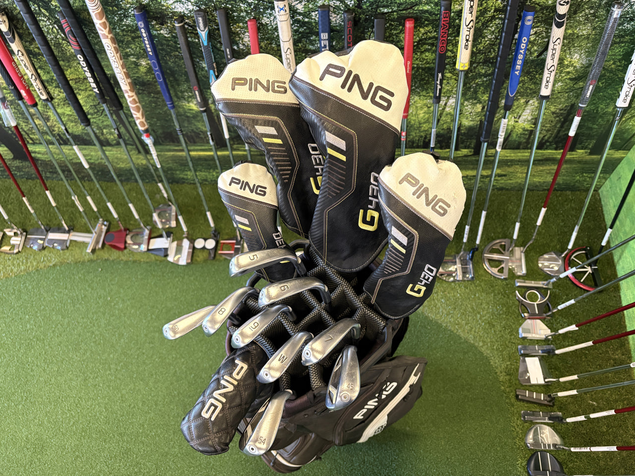 2023 Ping G430 Left Handed Full Set With Cart Bag