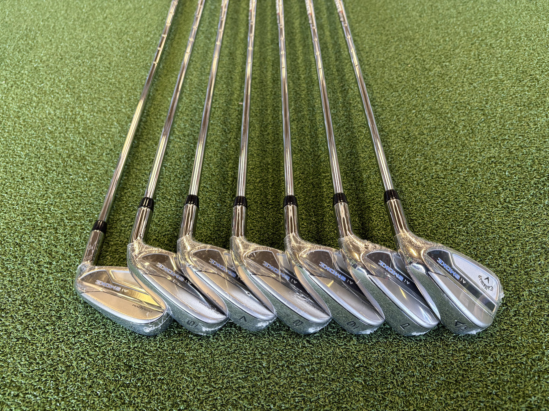 *New* 2024 Callaway Paradym Ai Smoke 5-9, Pw, Aw Iron Set
