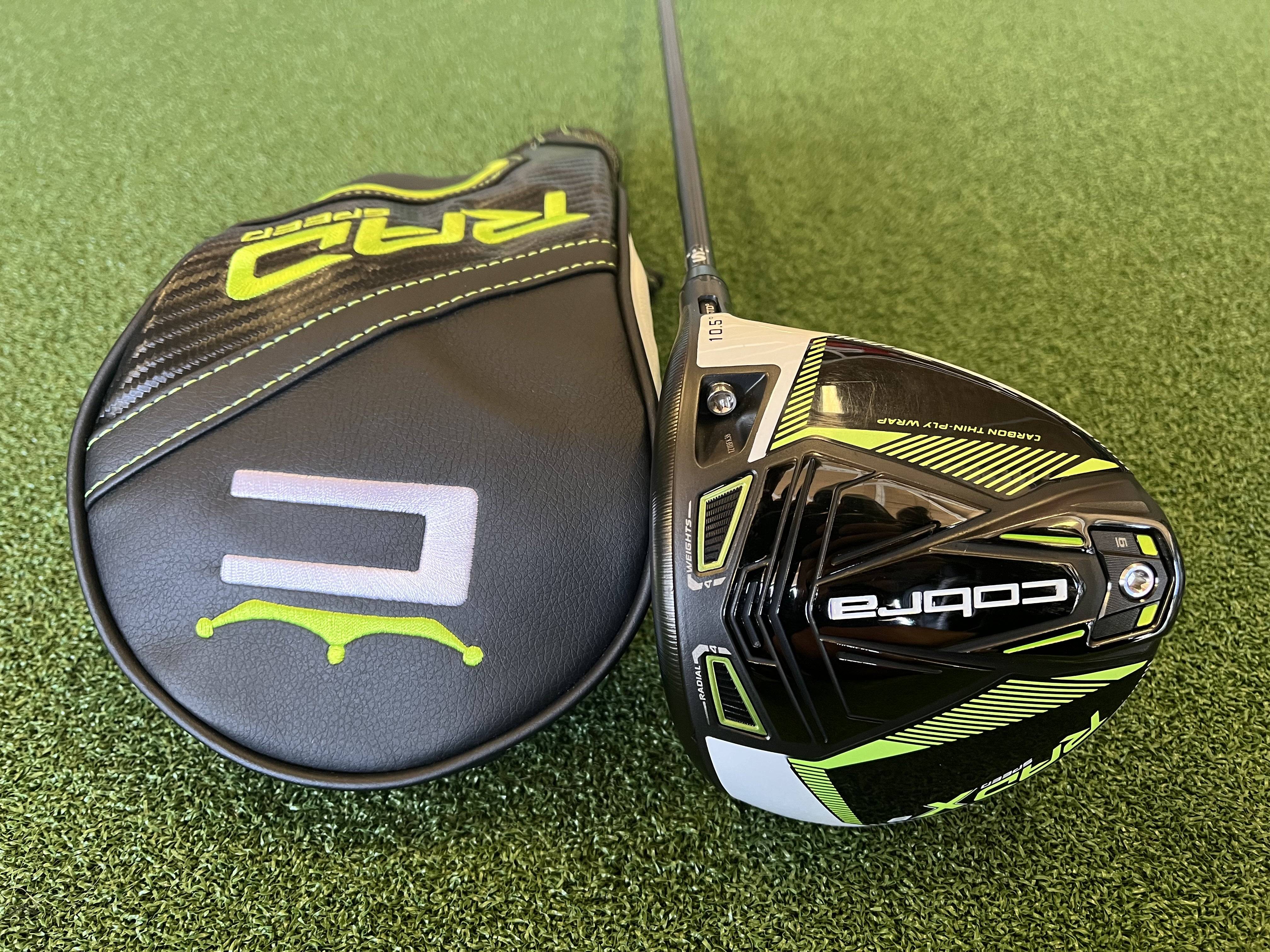 2021 Cobra King RadSpeed 10.5° Driver With Headcover Dexterity- R/H Flex-  Stiff Length- 45.25 Condition- 9 S/N- TZ118FK38 Shaft- Tour-AD 60 Grip-  Cobra Connect | Driver - Stiff Flex | Recreation Station NZ