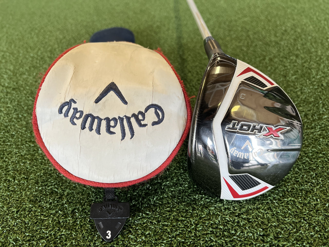 2019 Callaway X Hot 15° 3 Wood With Headcover *Excellent Condition*