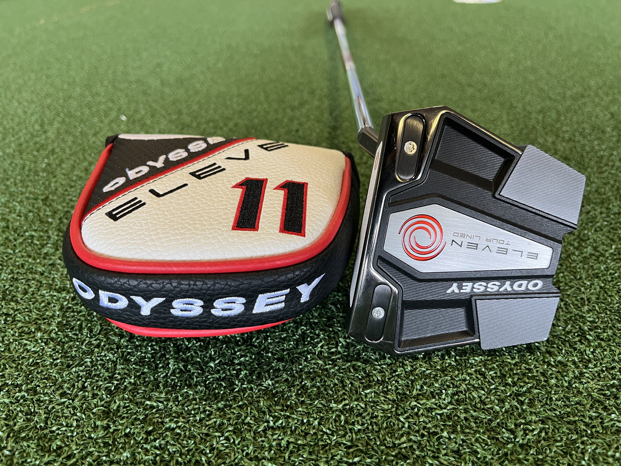 2022 Odyssey Eleven Tour Lined 34" Putter With Headcover *Excellent Condition*