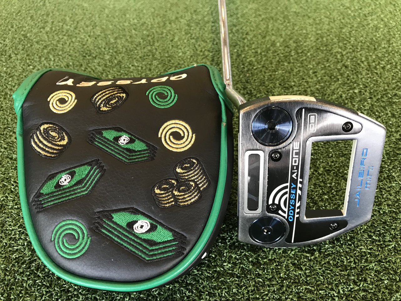 Odyssey AI-One Jailbird Mini 35" Putter With Headcover