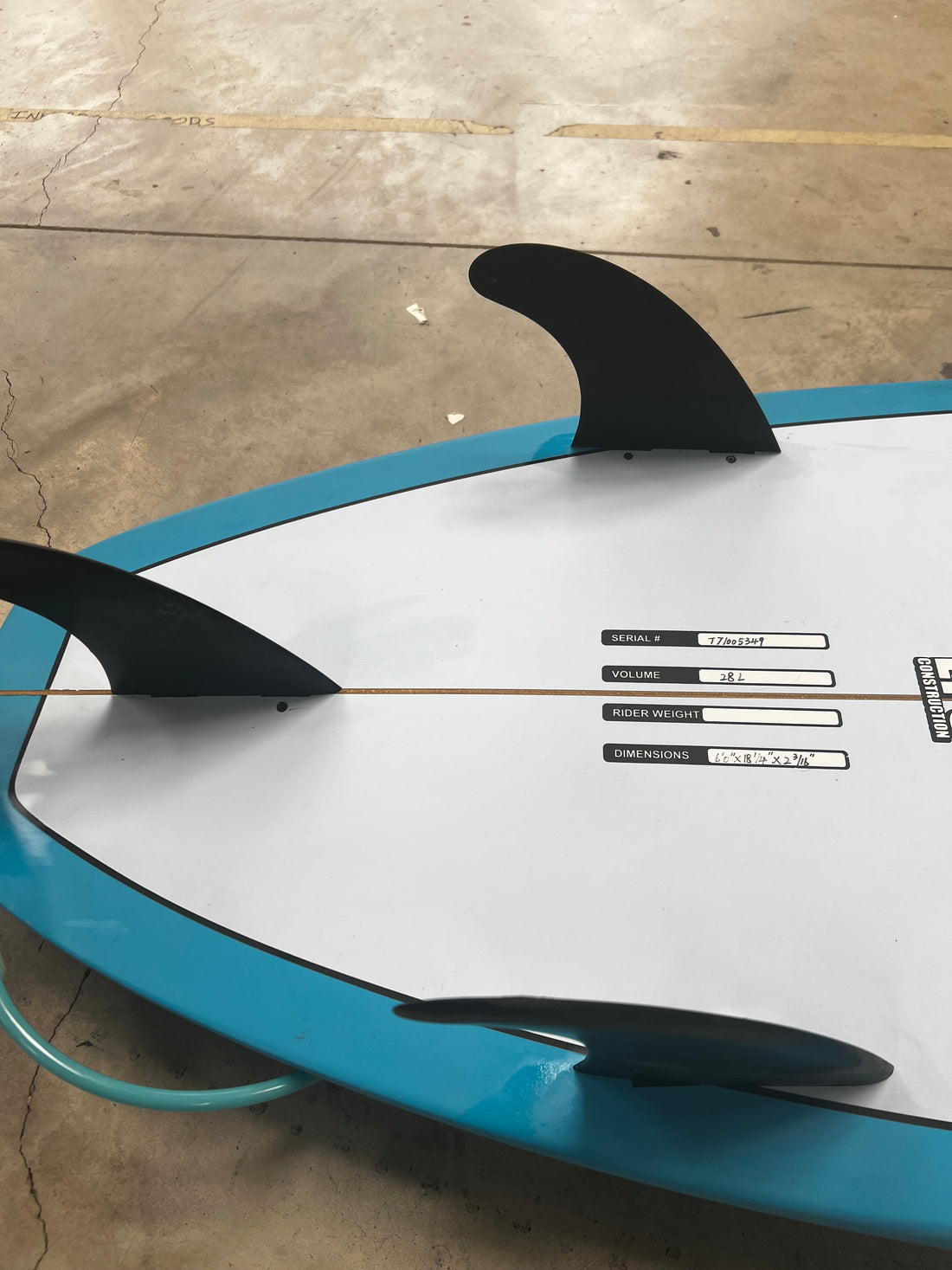 Torpedo 7 6" Shortboard With Fins and Leash