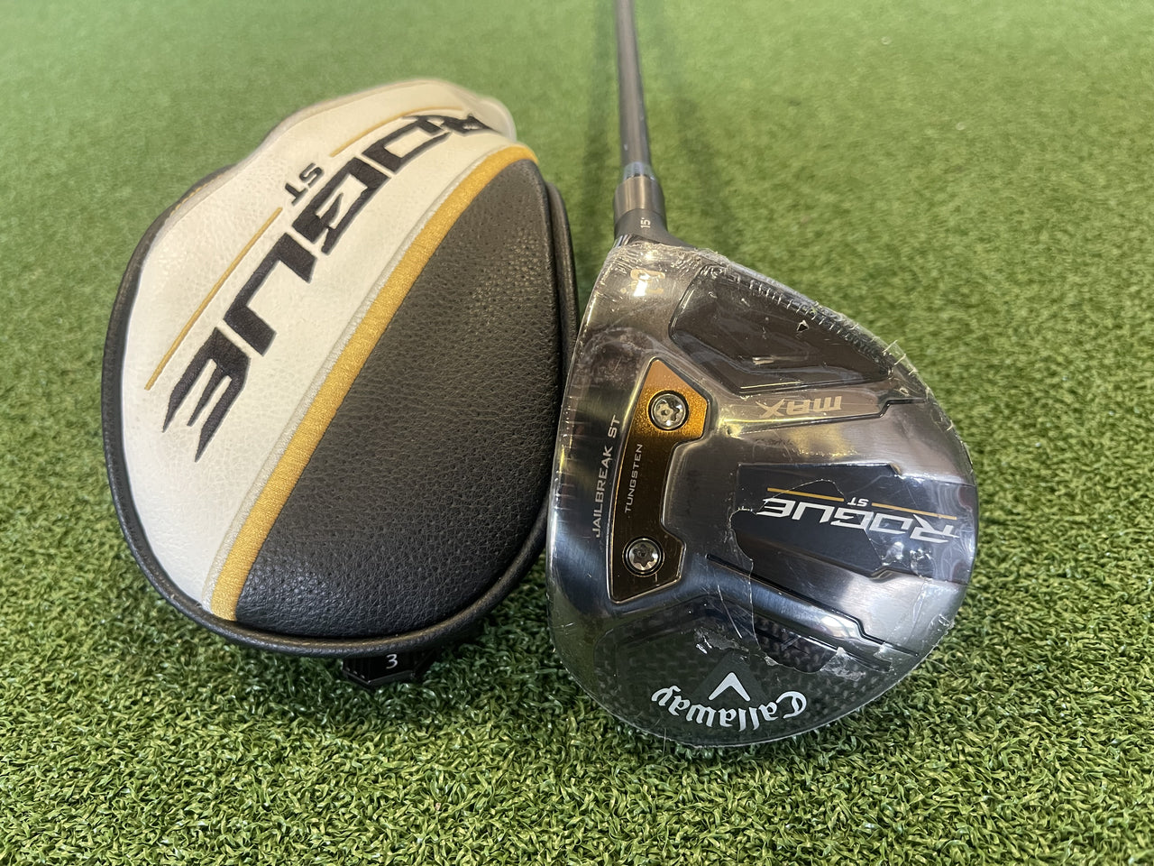 *New* 2022 Callaway Rogue ST Max 15° 3 Wood With Headcover