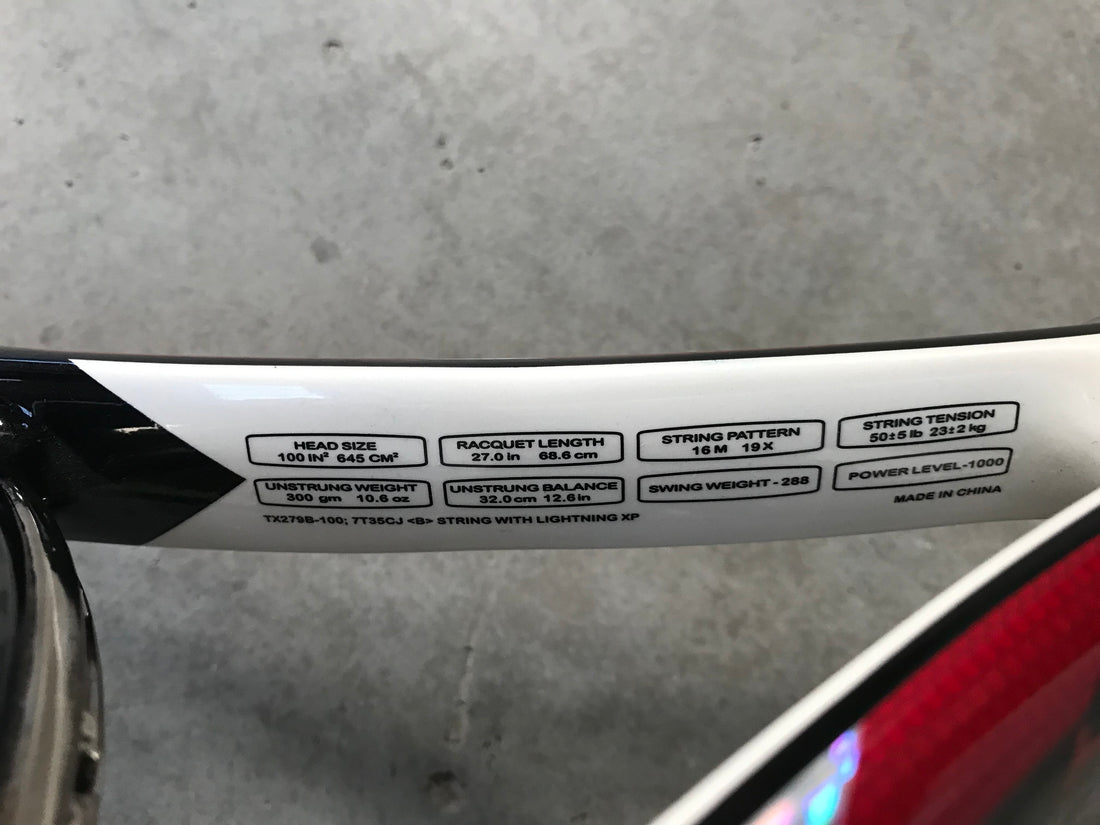 Prince Harrier 100 Unstrung Racket *Like New*