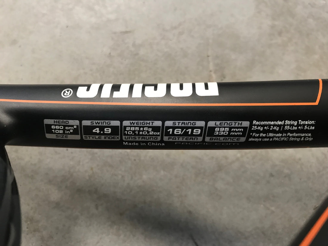 Pacific Raptor Tennis Racket