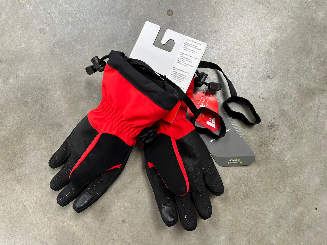 *New* Spyder Overweb Boys Ski Gloves Size- Medium
