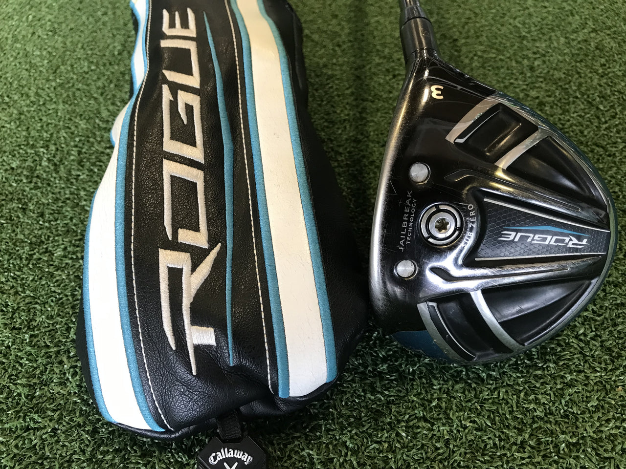 2018 Callaway Rogue Star Sub Zero 15° 3 Wood With Headcover