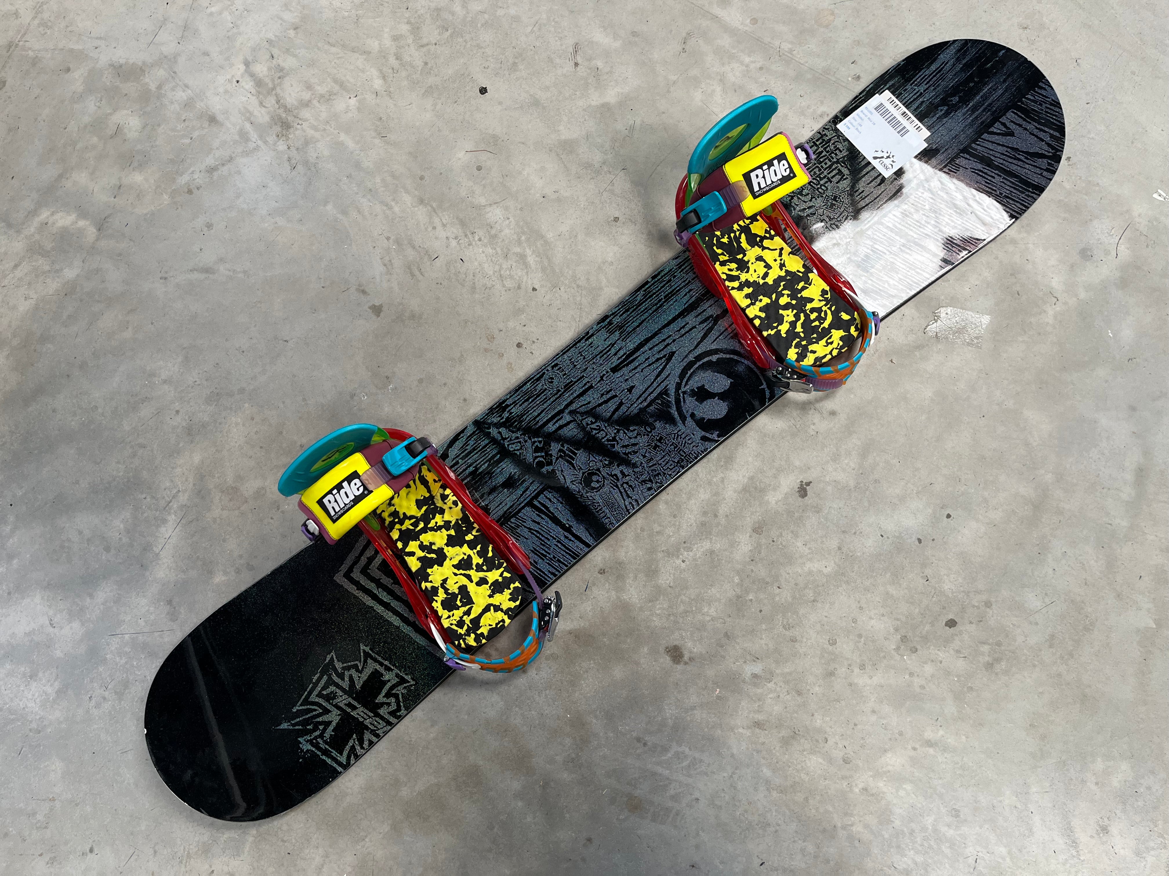 Rice 28 148cm Unisex Snowboard With Bindings *Excellent Condition*