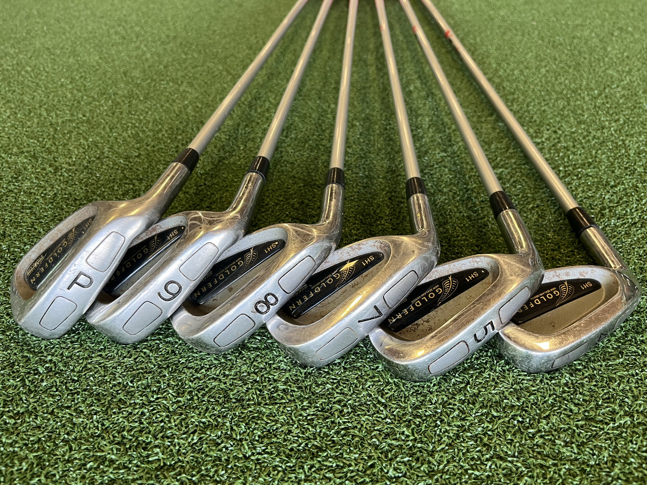 Goldfern Oversize Stainless 4,5,7-9, Pw Ladies Left Handed Iron Set