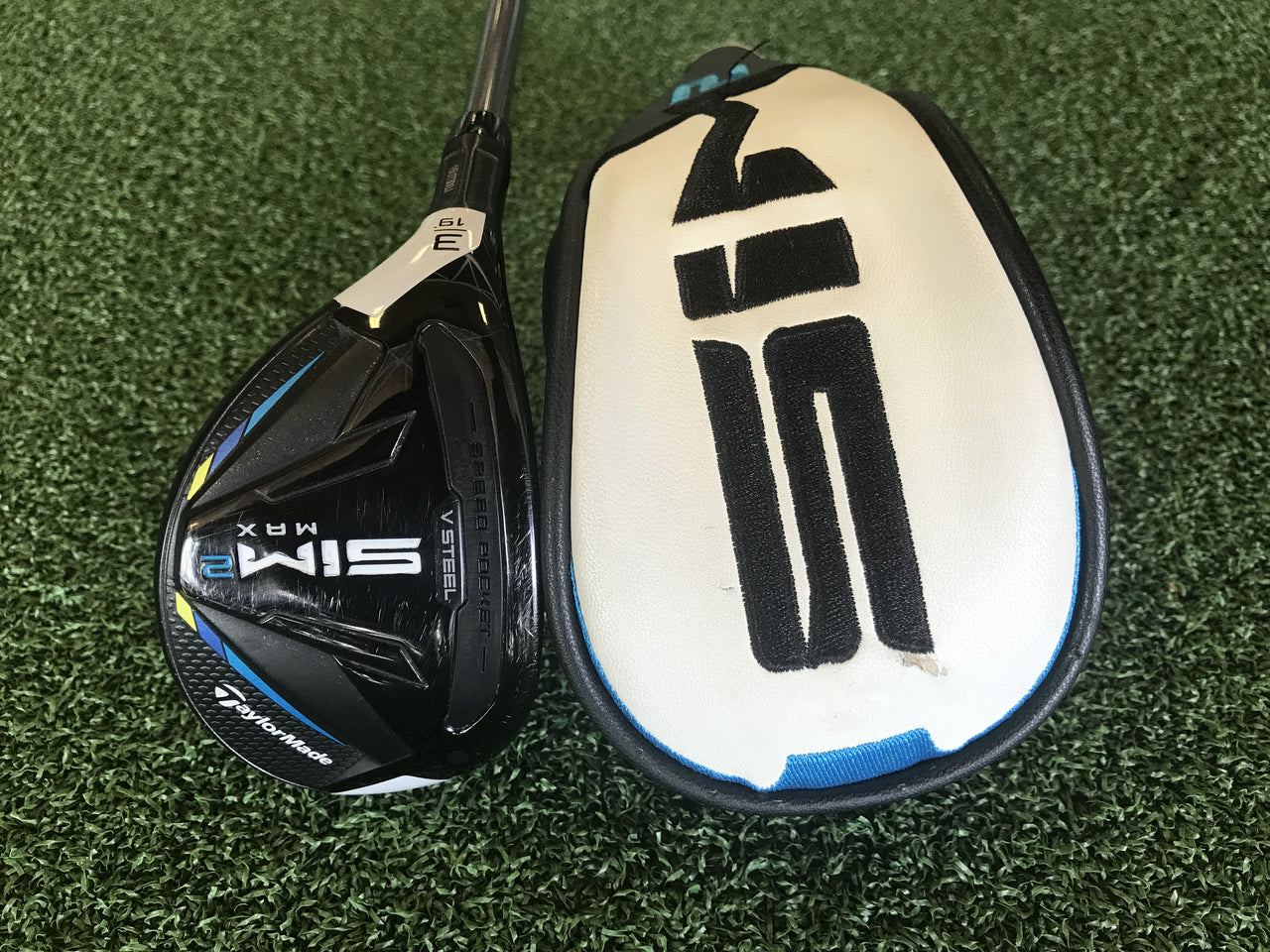 2021 TaylorMade Sim 2 Max 19° Left Handed Hybrid With Headcover*Excellent Condition*