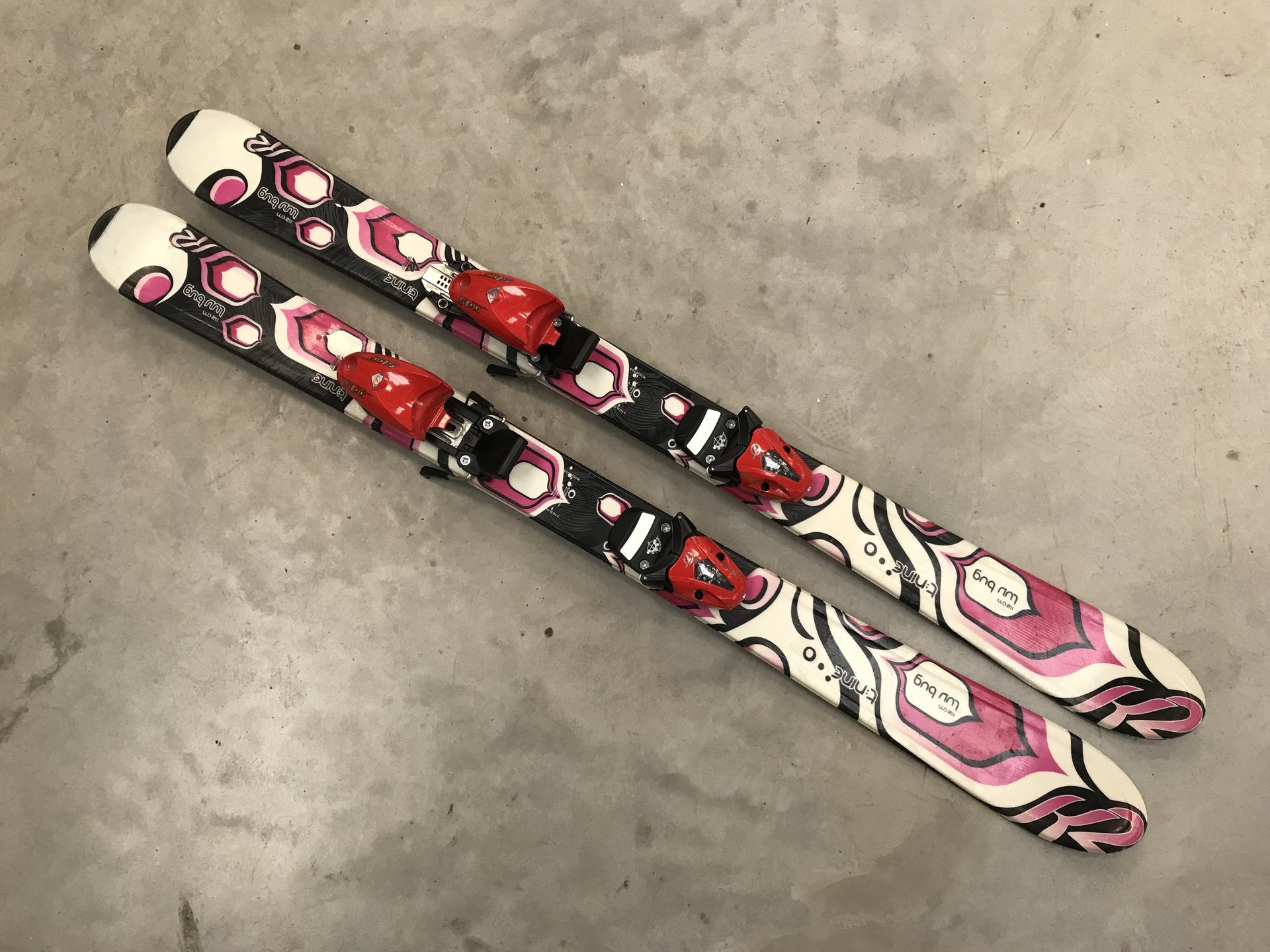 k2 112cm kid skis K2 Luv Bug T-Nine 112cm Junior Skis