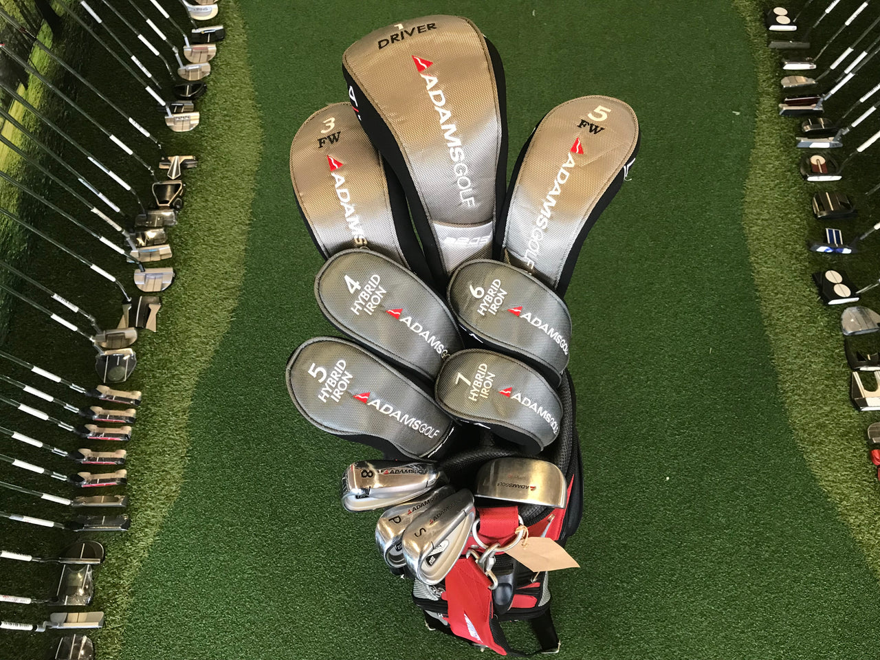Adams Golf a2 OS Ladies Full Set With Adams Golf Cart Bag *Excellent Condition*