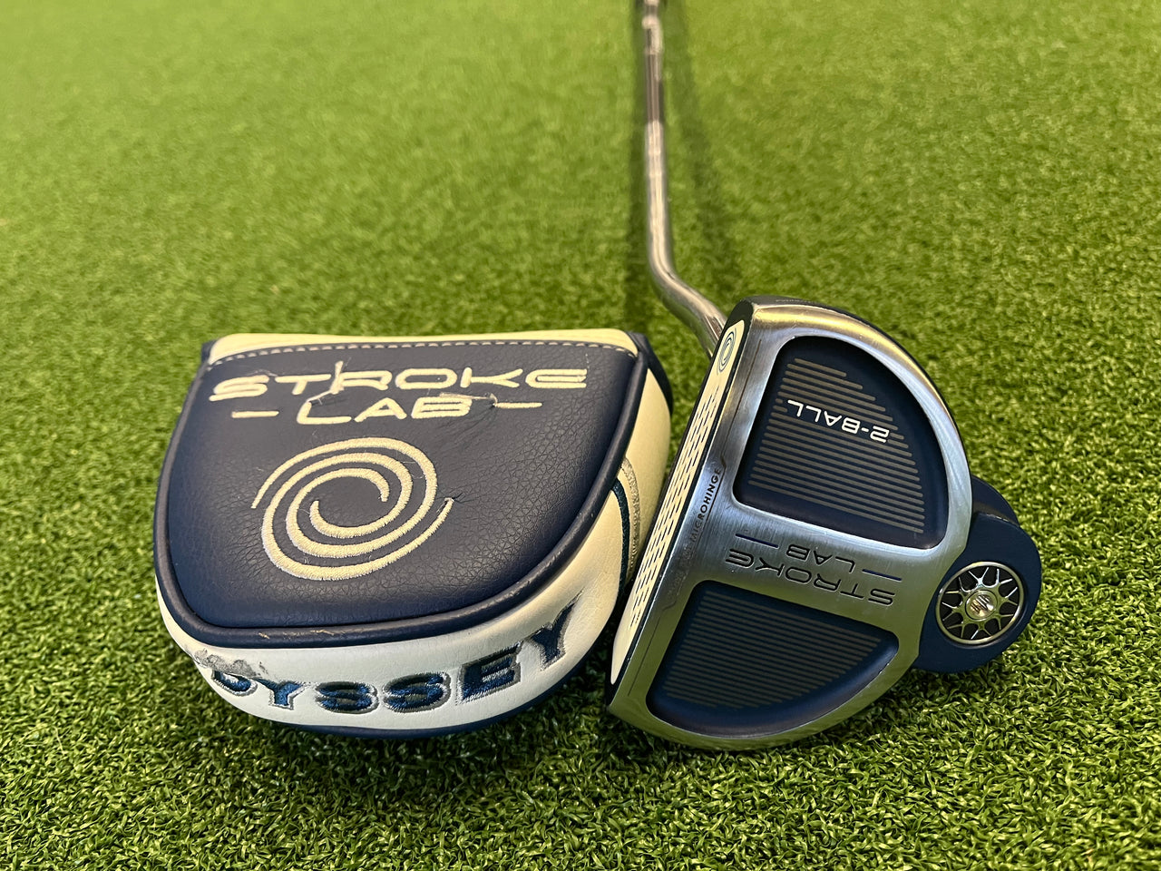 Odyssey Stroke Lab 2-Ball 32" Putter With Headcover