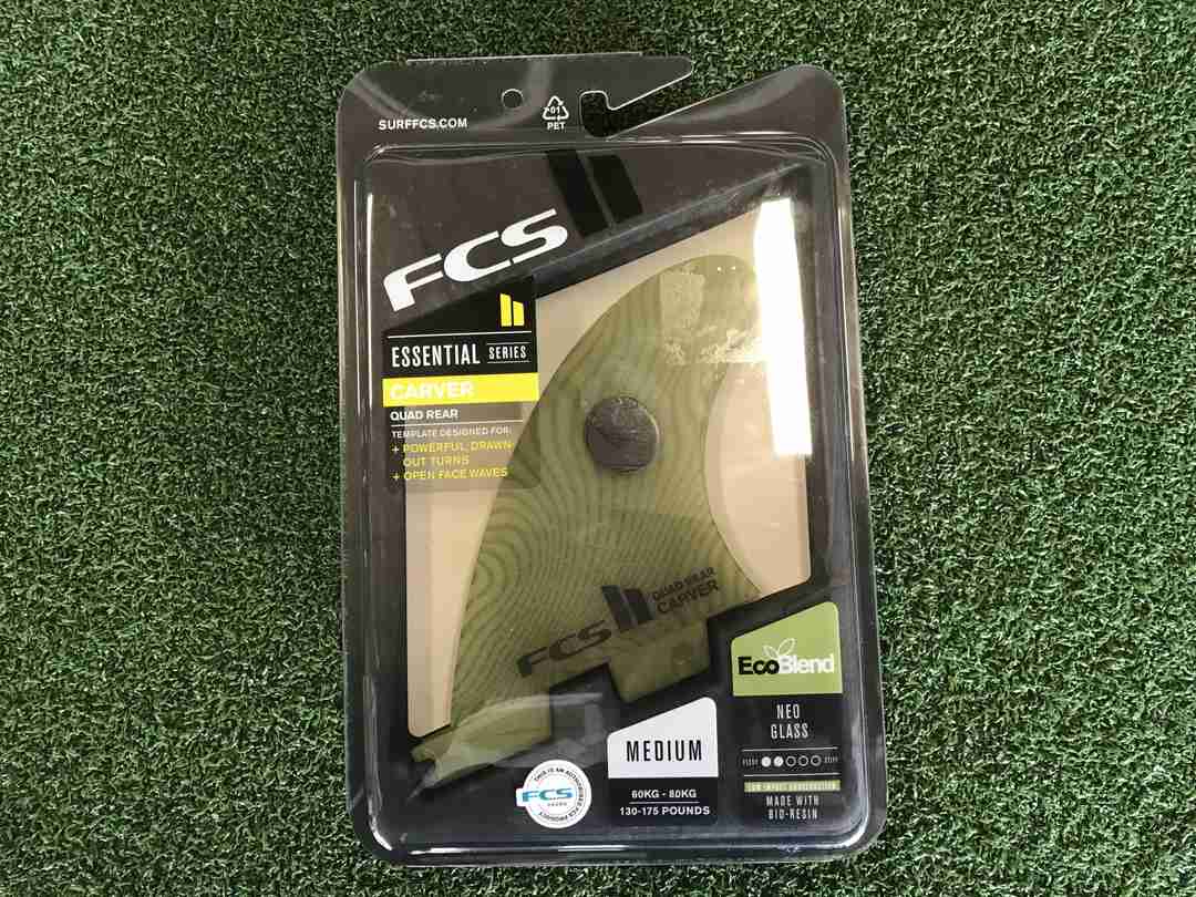 *New* FCS II Quad Rear Carver 2 Pack Surfboard Fins