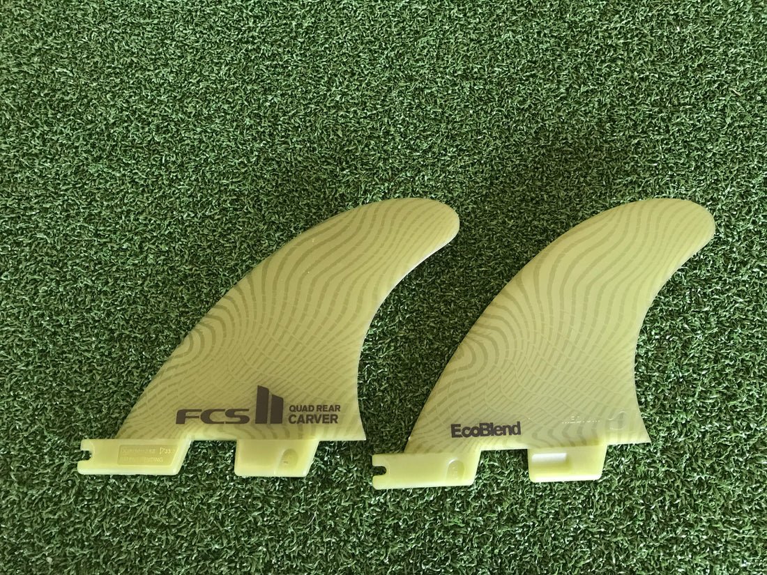 *New* FCS II Quad Rear Carver 2 Pack Surfboard Fins