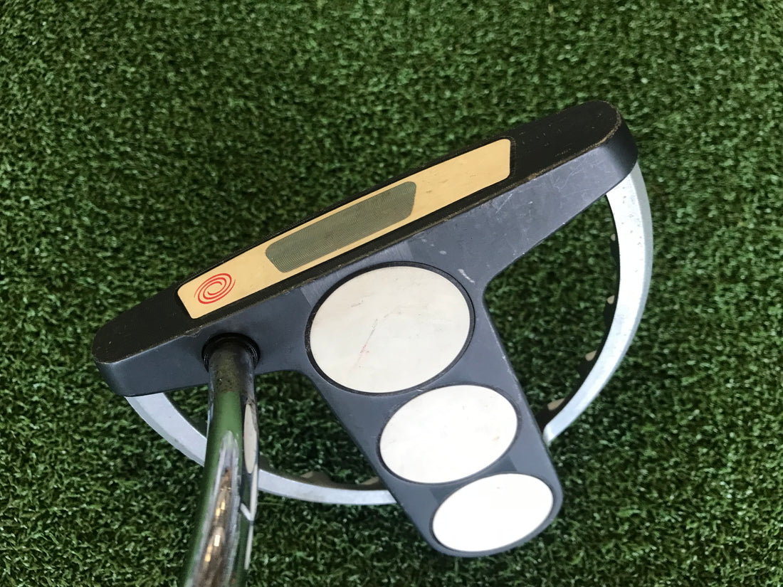 Odyssey White Steel Tri-Ball SRT 34" Putter With Headcover 