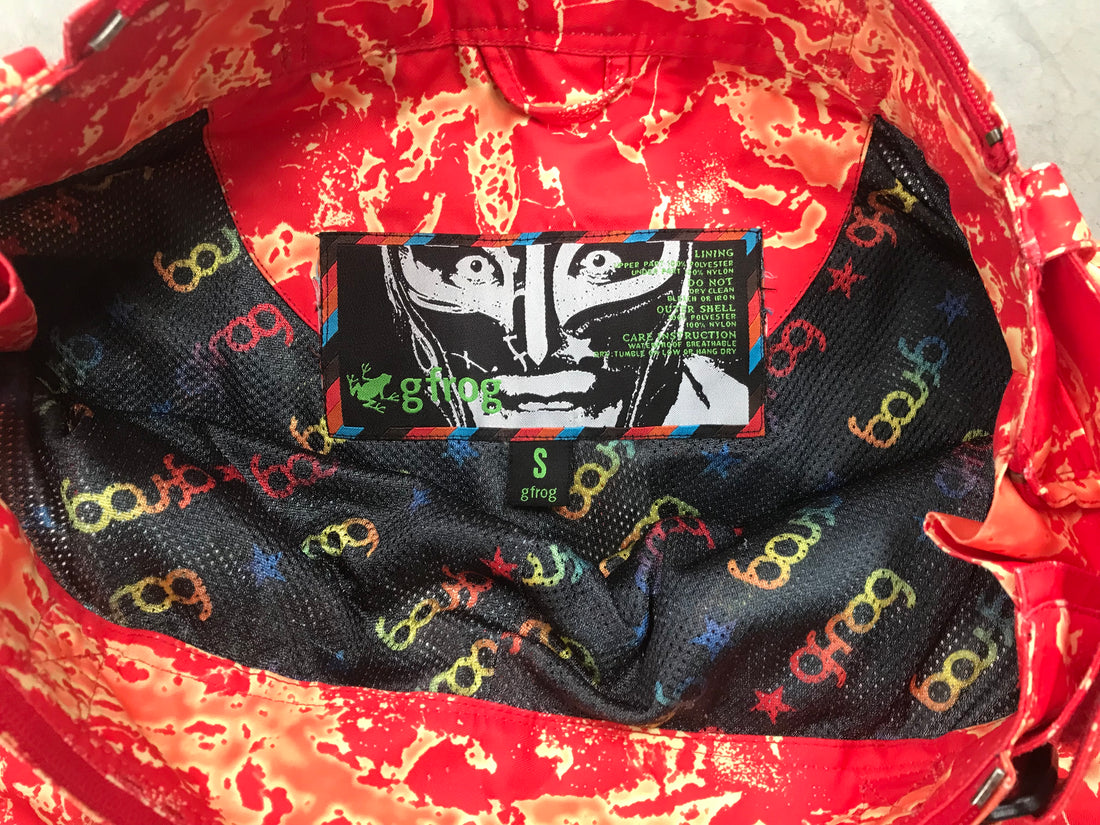 Gfrog Women's Red Pattern Snow Pants Size- Small Condition- 8
