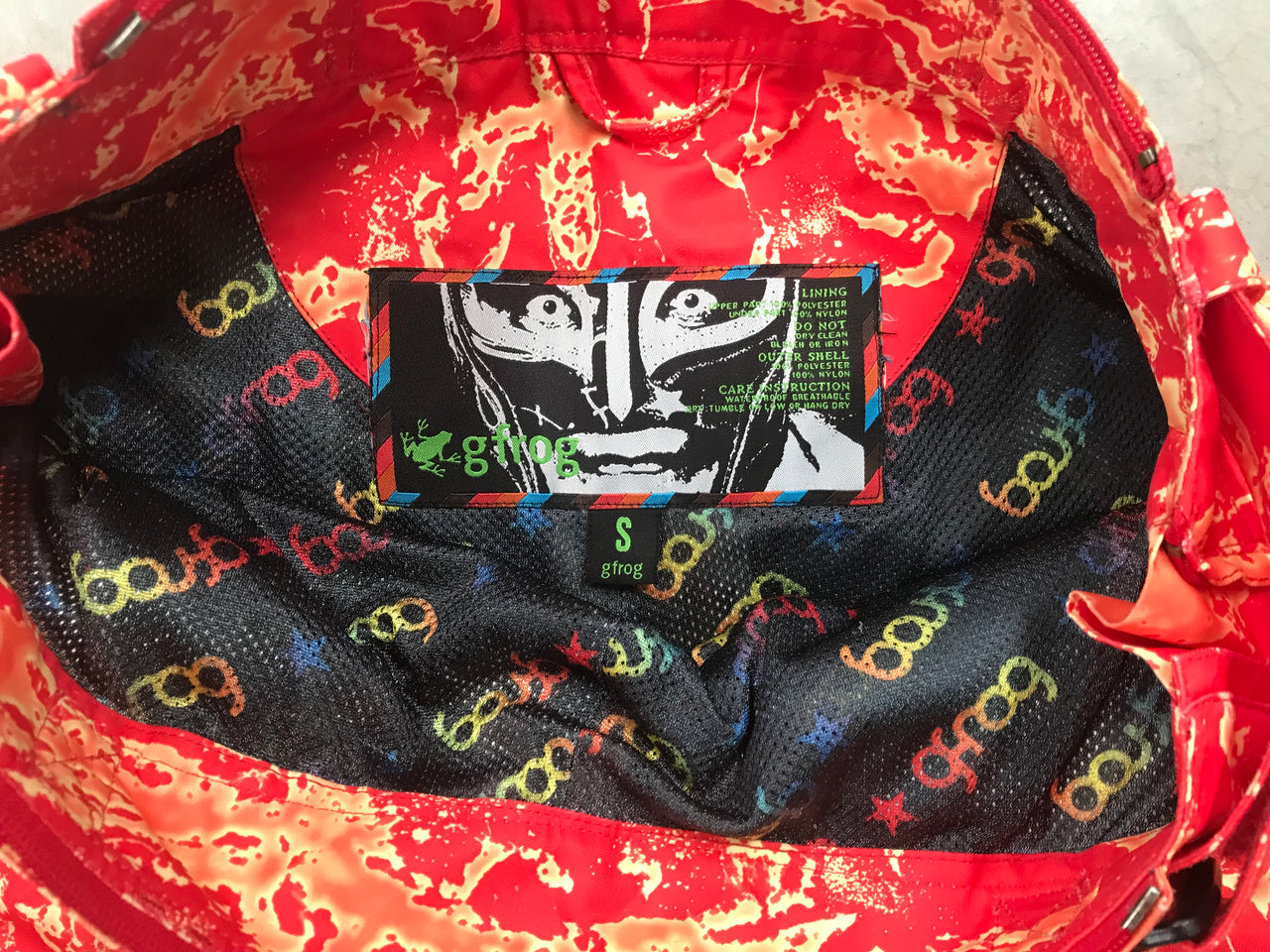 Gfrog Women's Red Pattern Snow Pants Size- Small Condition- 8