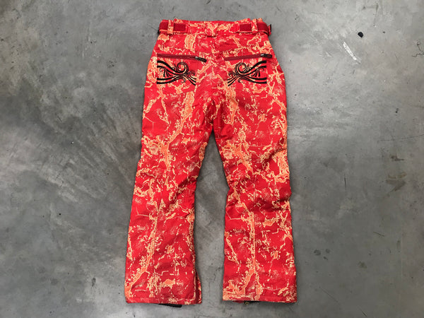 Gfrog Women's Red Pattern Snow Pants Size- Small Condition- 8