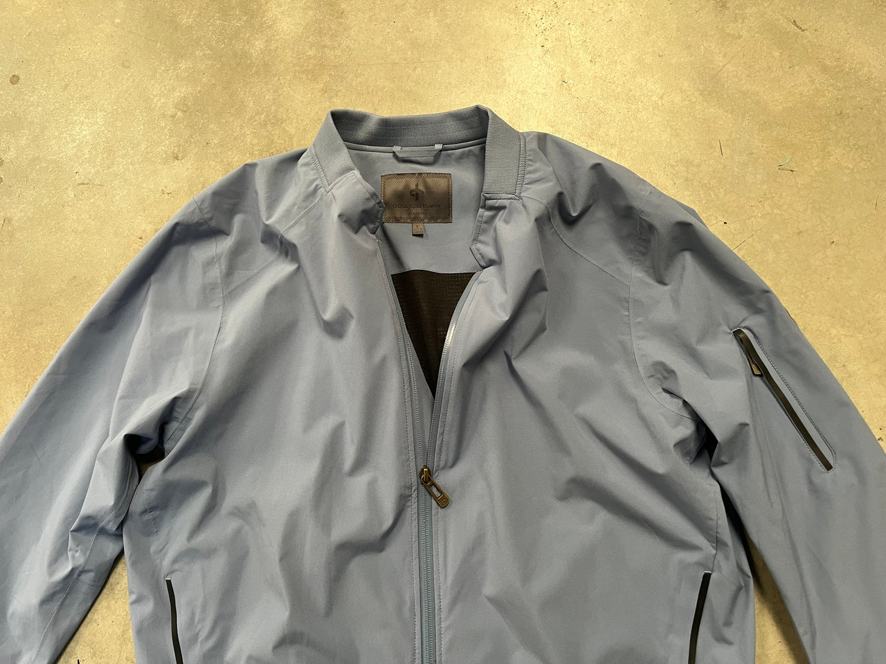 *New* Cross Sportswear Mens Stonewash Bomber Jacket
