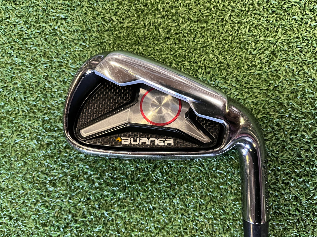 TaylorMade Burner 4 Iron Dexterity- R/H Flex- Regular Condition- 8 Shaft- Burner Superfast Grip- TaylorMade