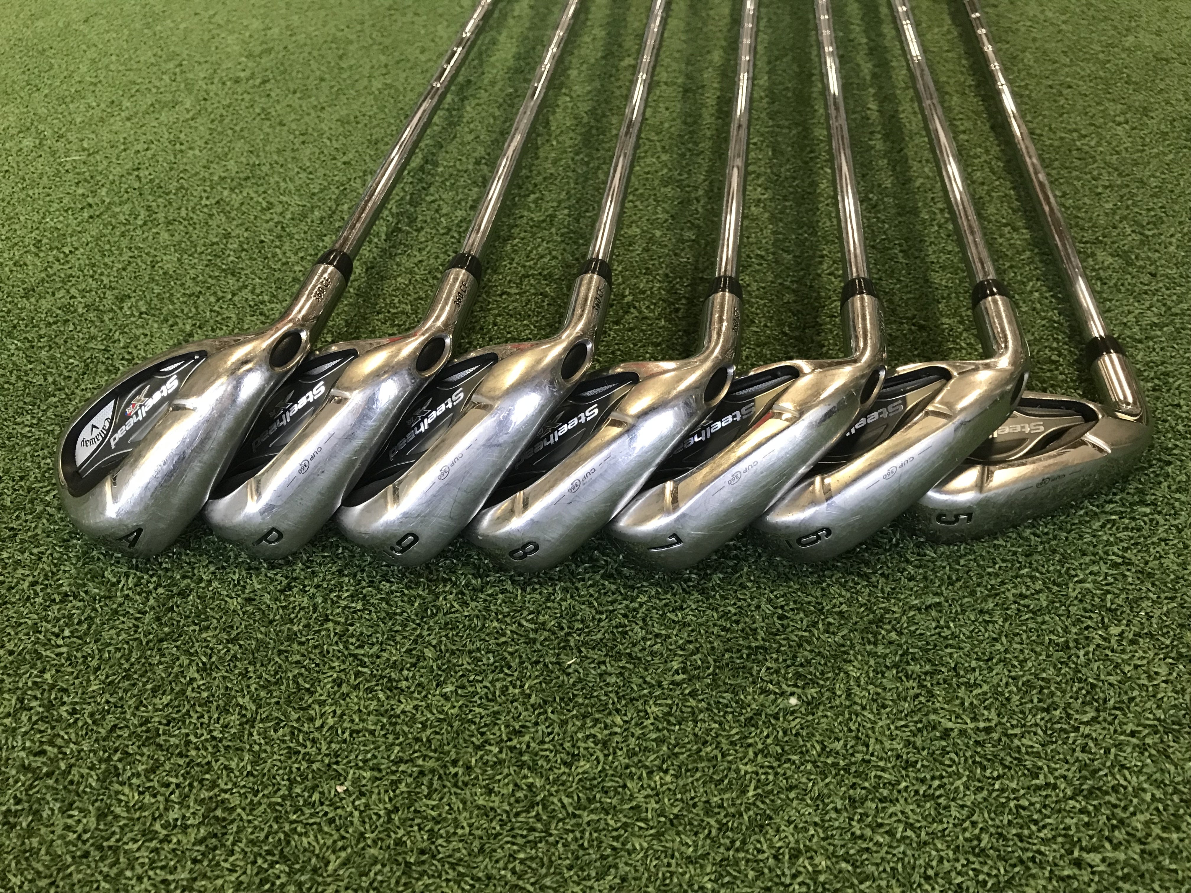Callaway Steelhead XR 5-9, PW, AW Left Handed Iron Set