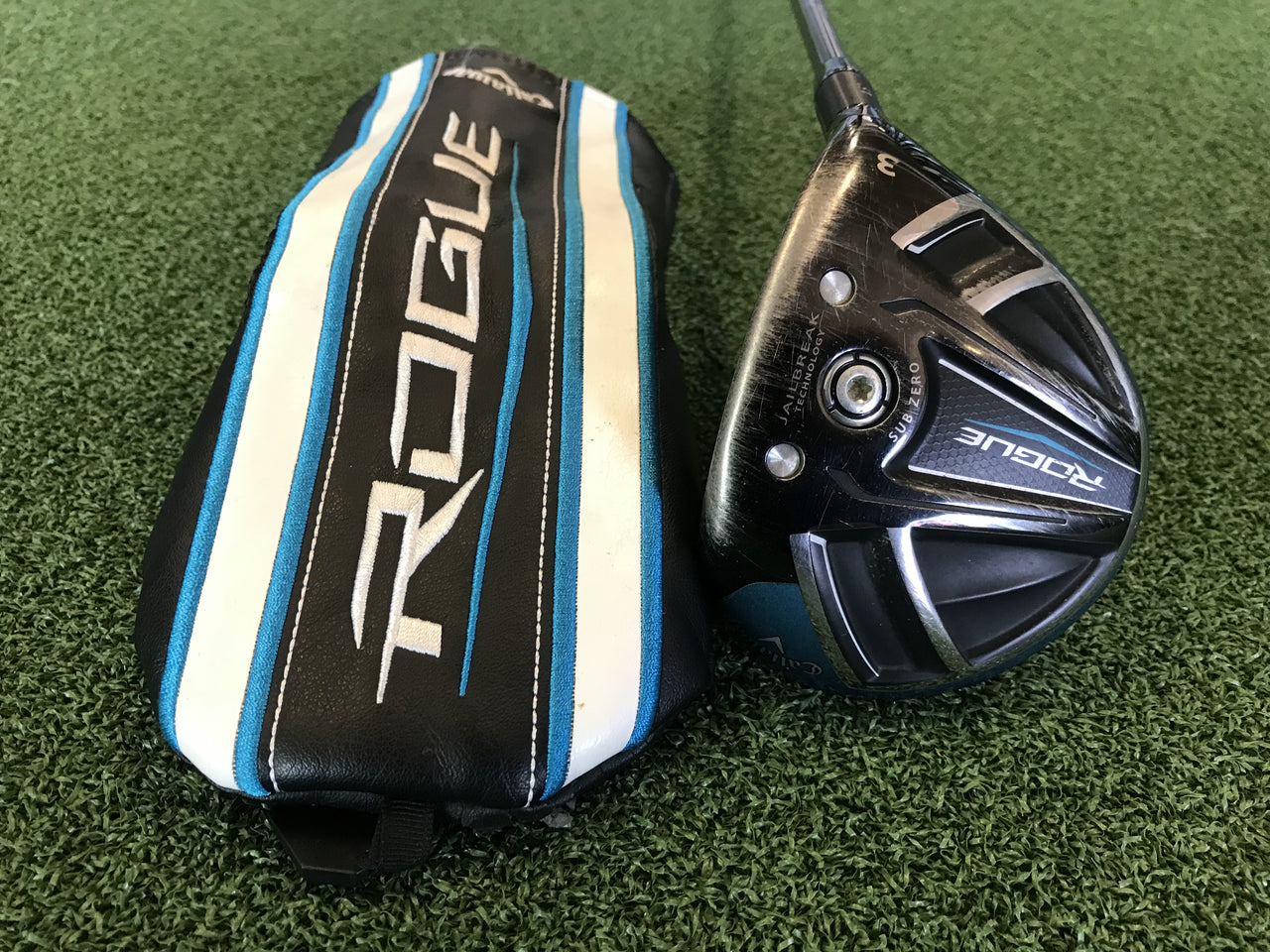 Callaway Rogue Sub Zero 15° 3 Wood With Headcover