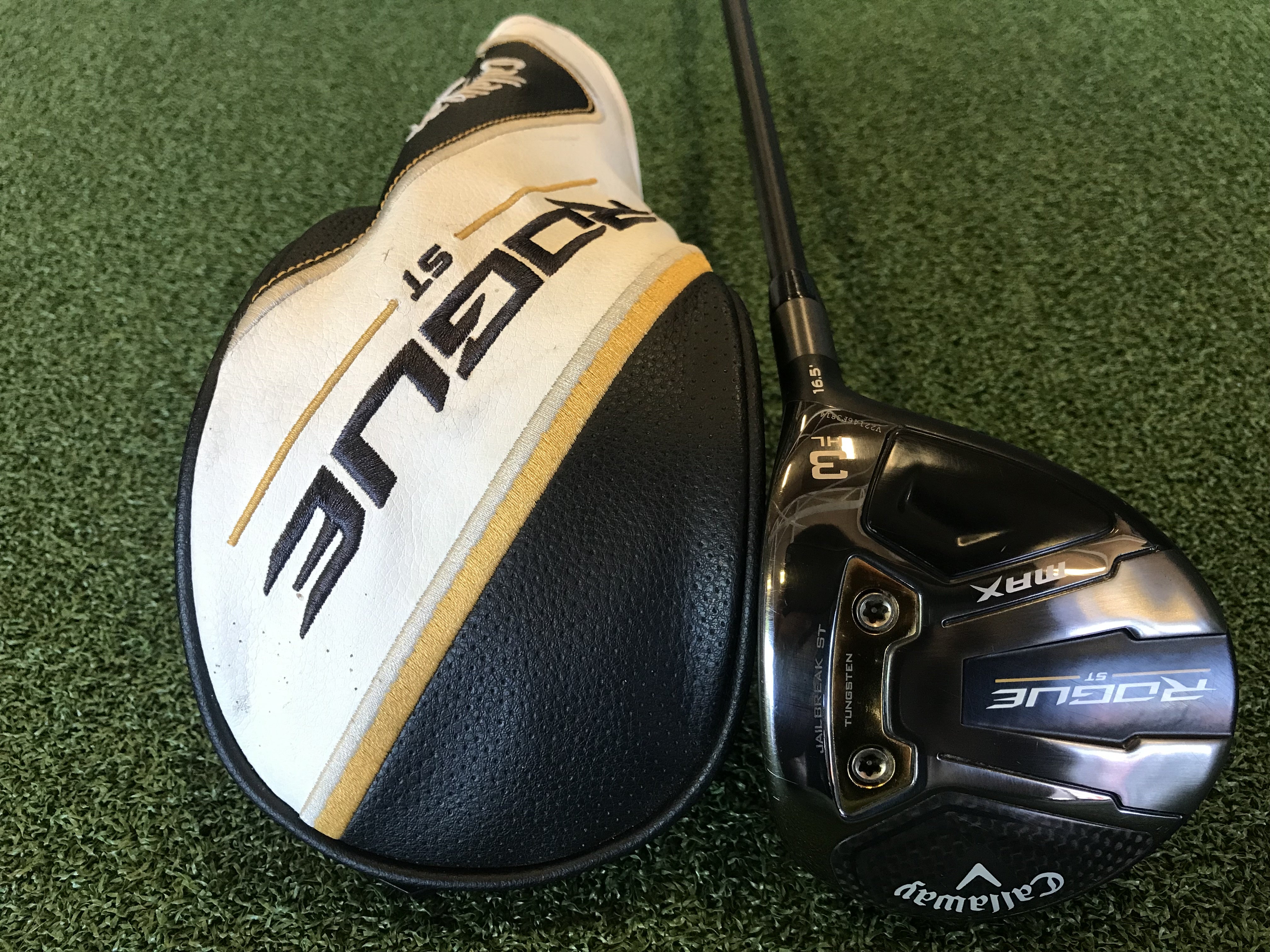 2022 Callaway Rogue ST Max HL 16.5° 3 Wood With Headcover