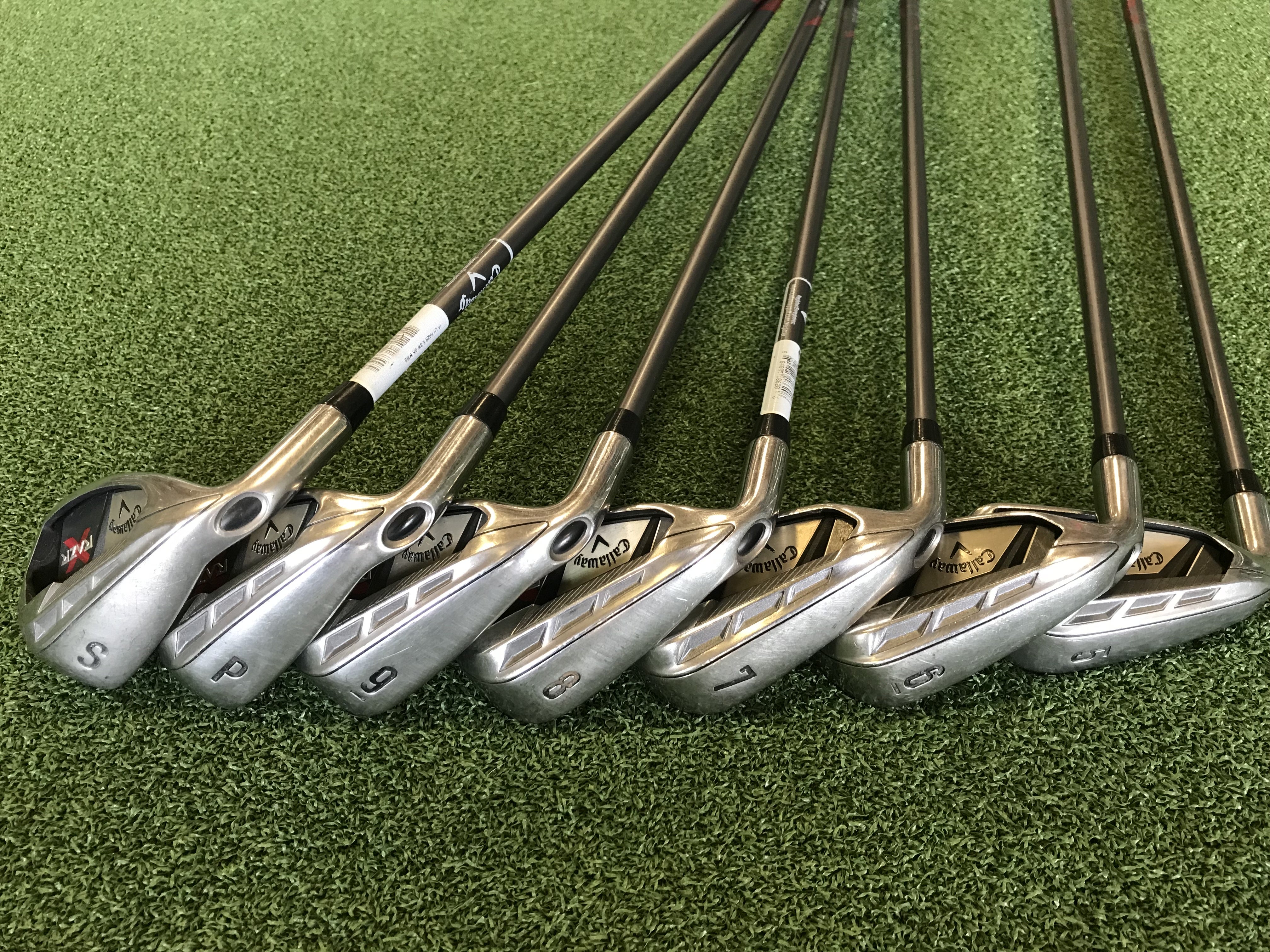 Callaway Razr 5-9, Pw, Sw Ladies Left Handed Iron Set