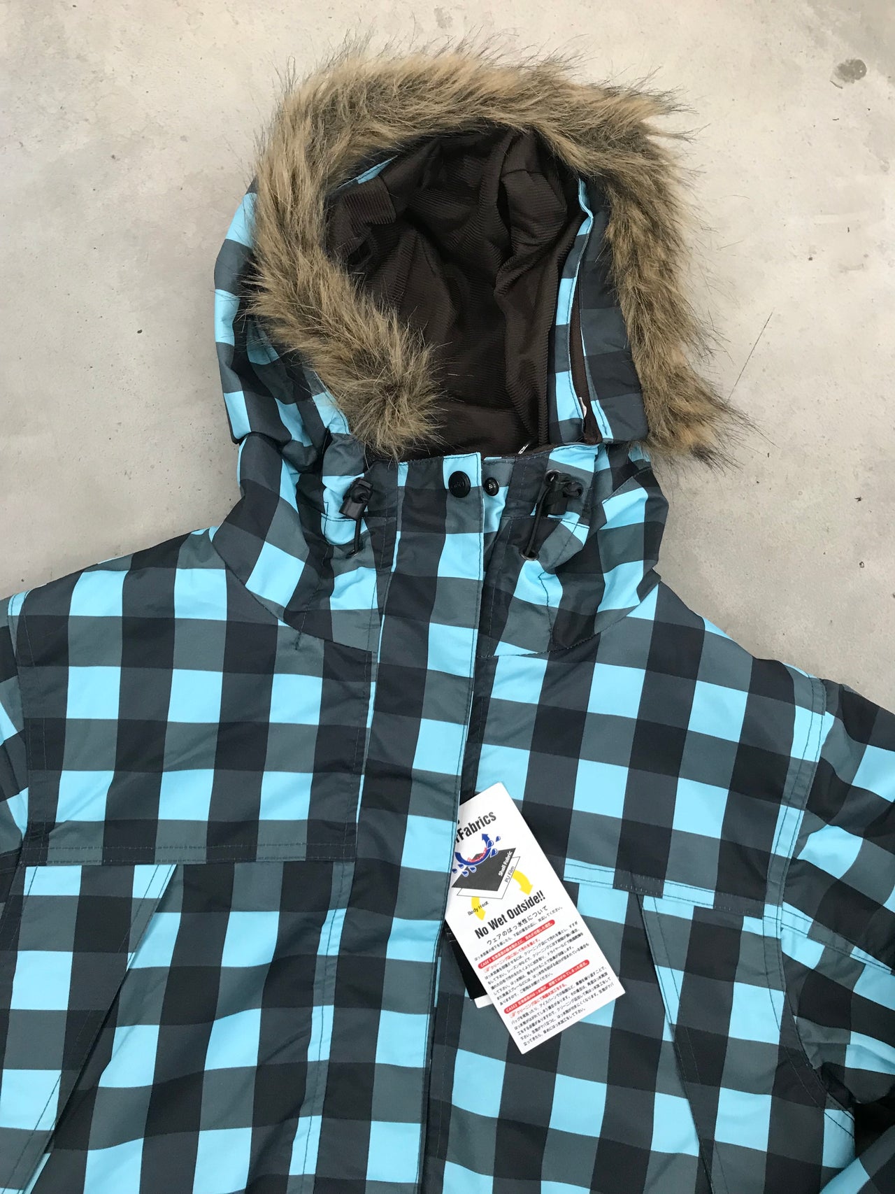 *New* Cider Women's Snow Jacket Blue/Black Size  9