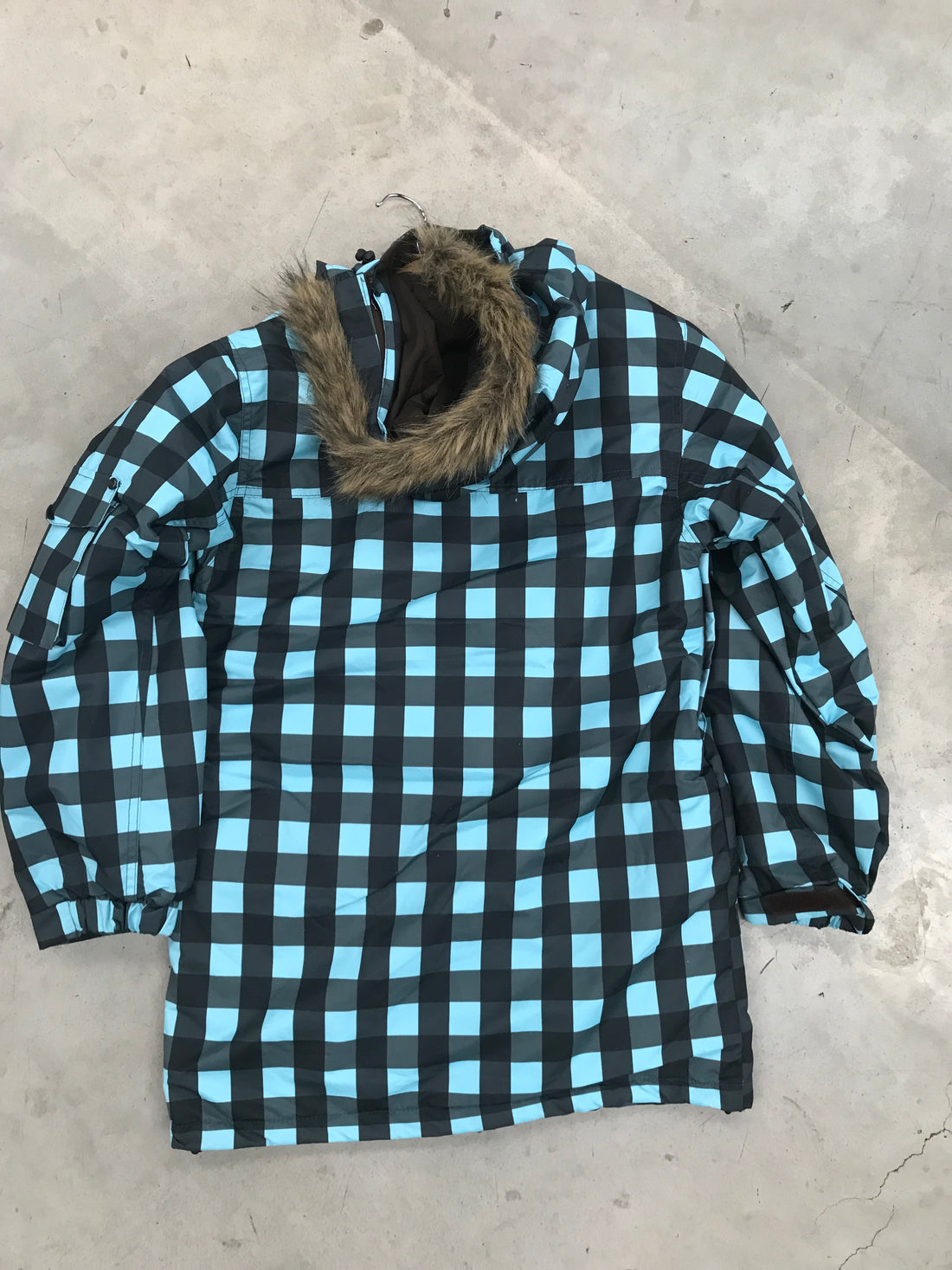 *New* Cider Women's Snow Jacket Blue/Black Size  9