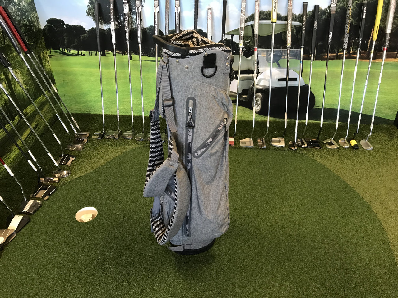 *New* Grey 4-Way Stand Bag