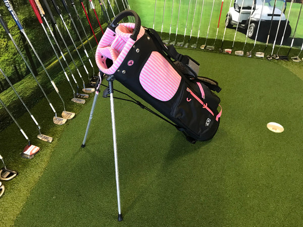 *New* Polvere FastFold Pink 4-Way Stand Bag