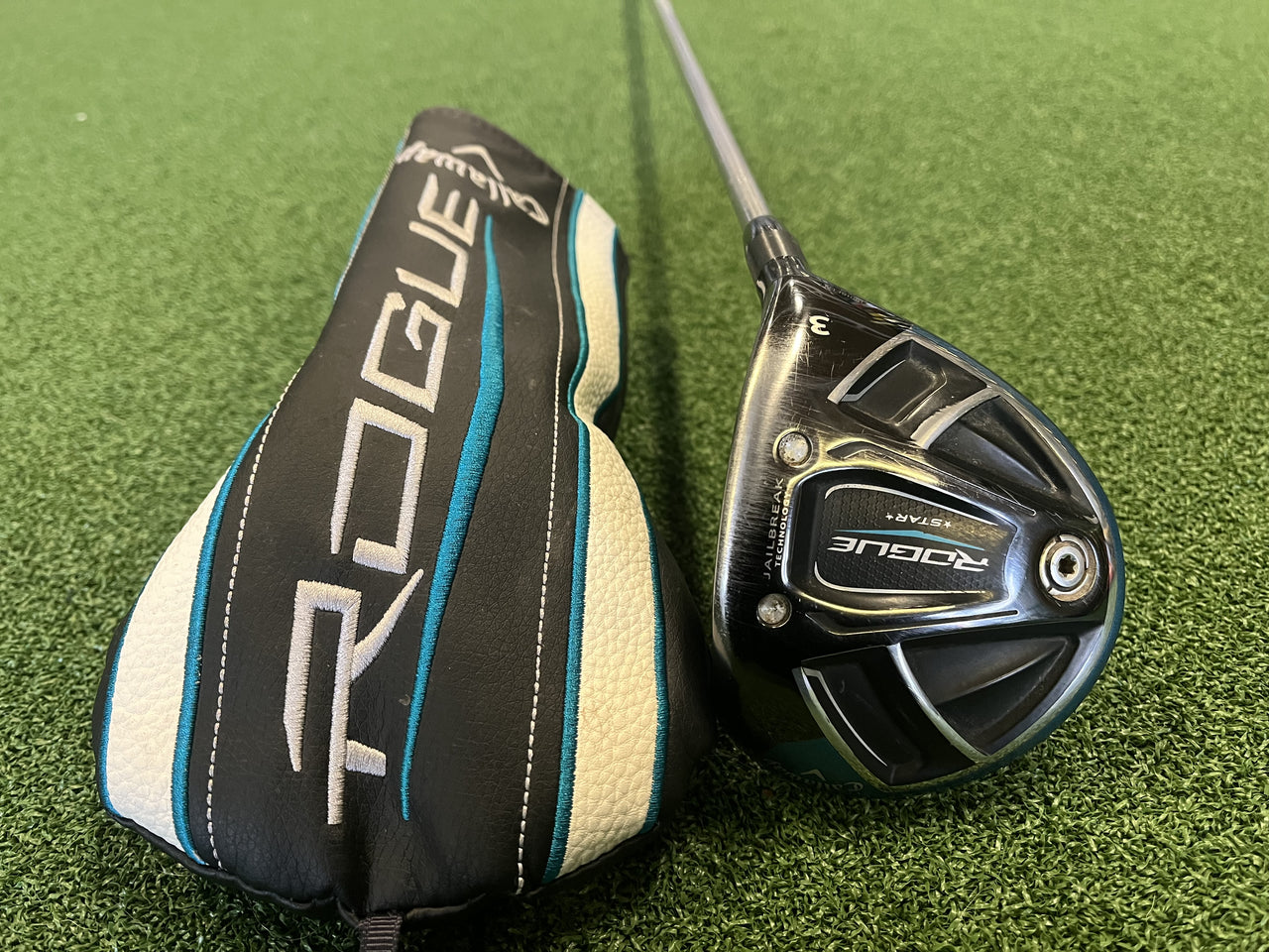 2018 Callaway Rogue Star 15° 3 Wood With Headcover