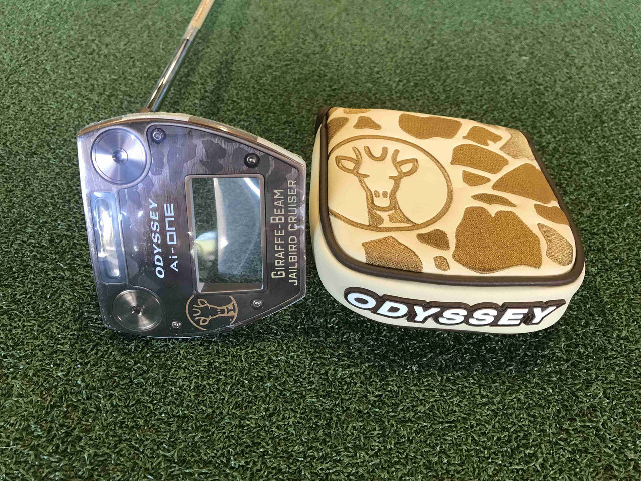 *New* 2025 Odyssey Ai One Giraffe Beam Jailbird Cruiser 38" Putter With Headcover