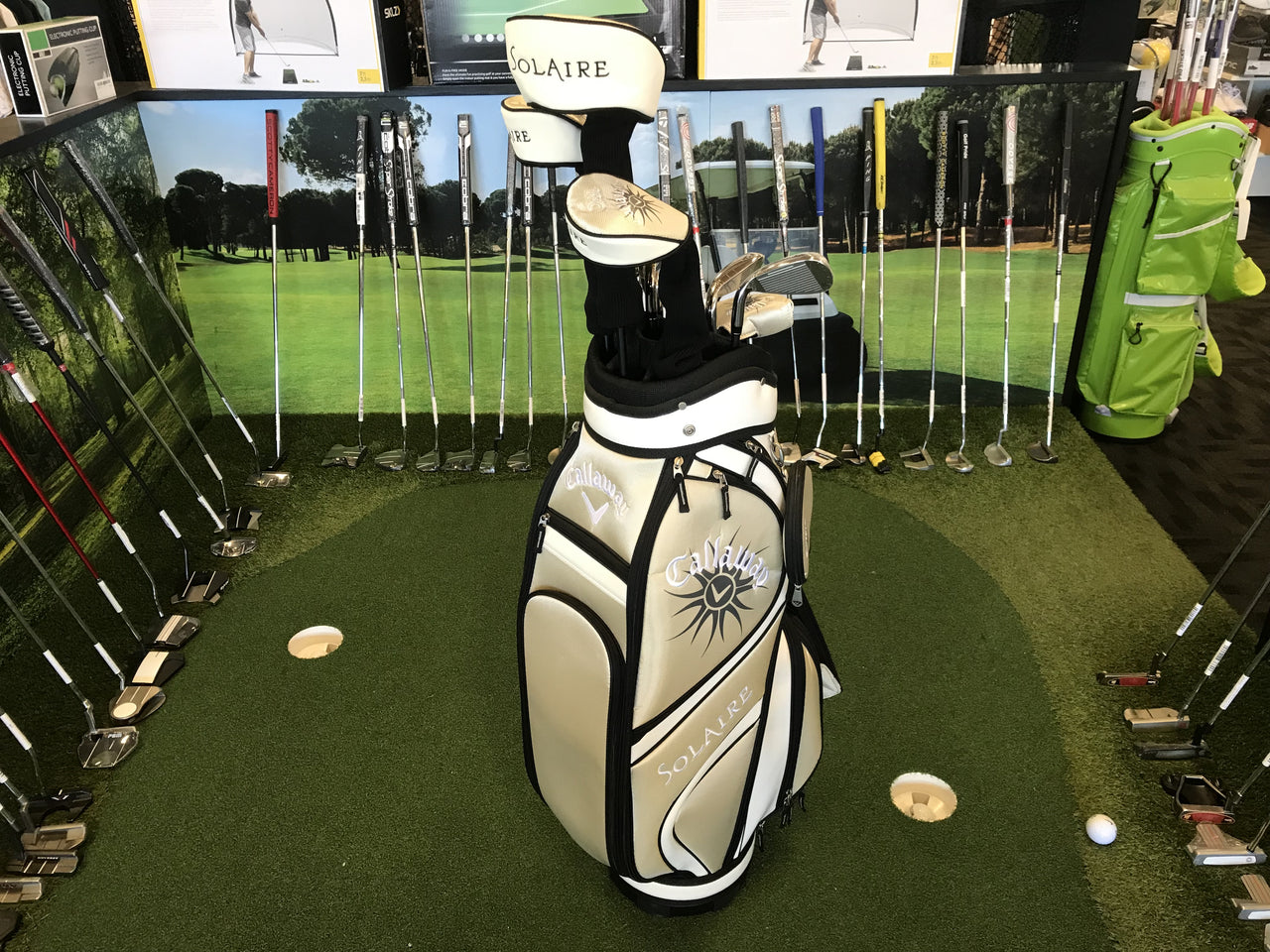 *New* Callaway Solaire Ladies Full Set With Callaway Solaire 9-Way Cart Bag