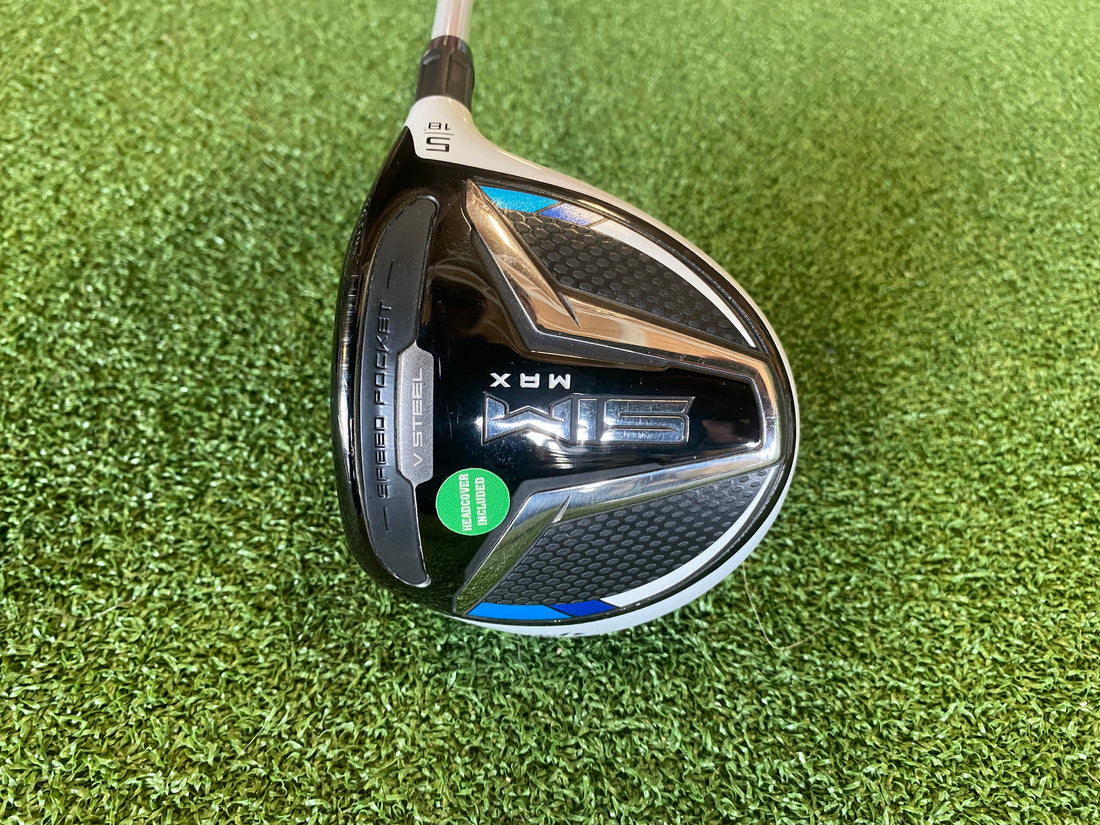 TaylorMade Sim Max 18° Ladies 5 Wood With Headcover