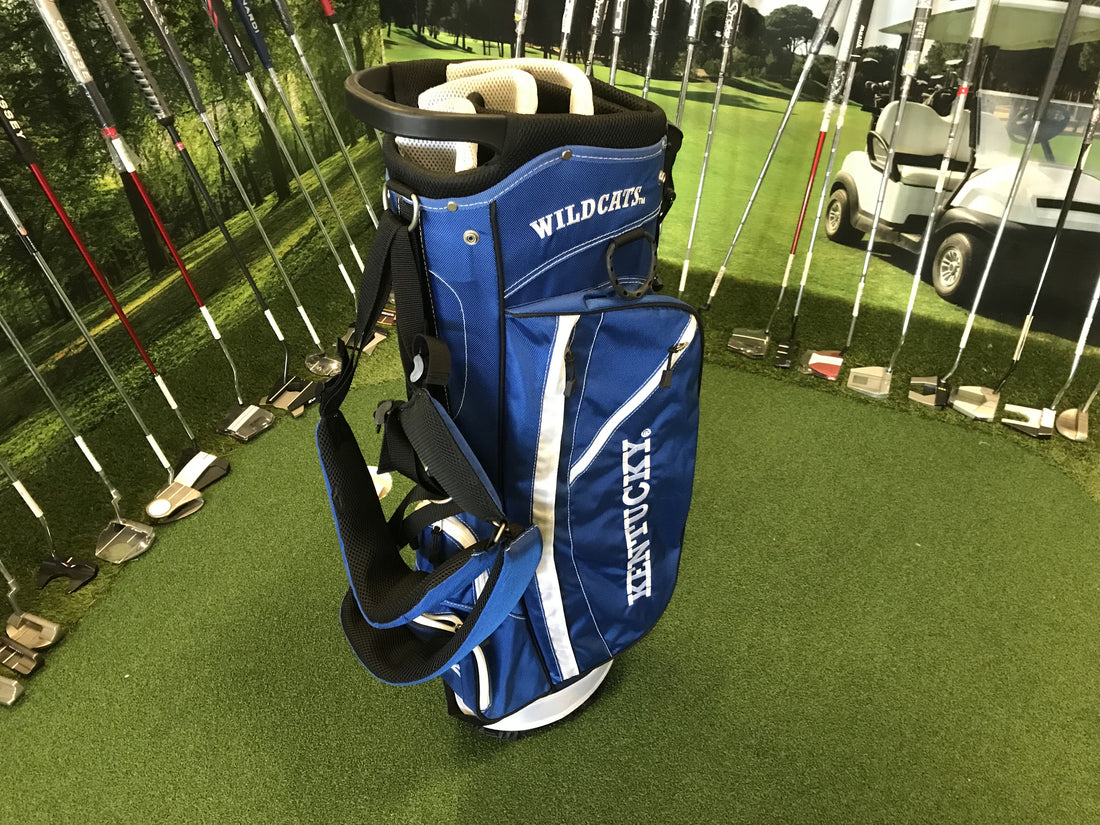 *New* Kentucky Wildcats 14-Way Stand Bag *No Rain Cover* *Small Tear in Shoulder Strap*