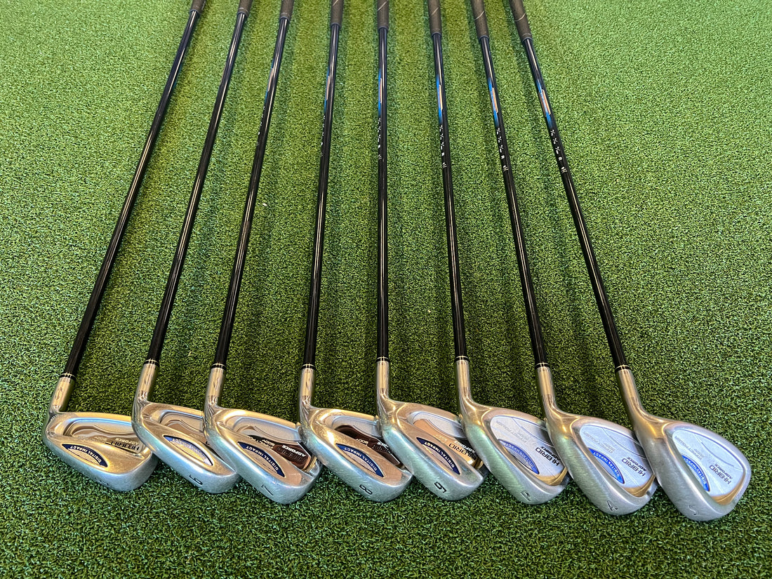 2005 Dunlop Hi-Brid Adforce 5-9, PW, AW, SW Iron Set