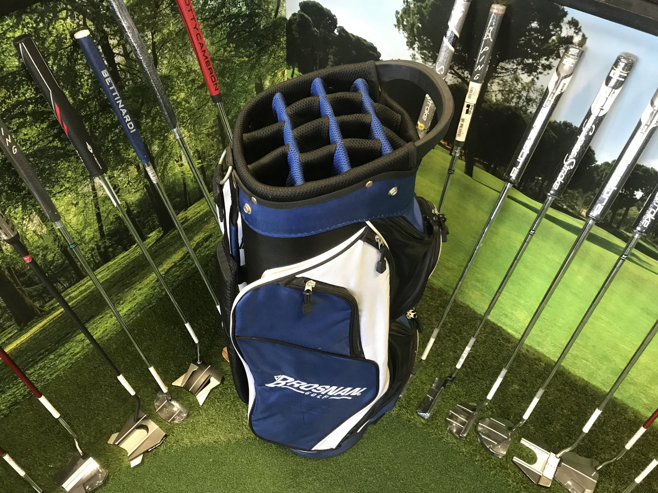 Brosnan Golf 14-Way Cart Bag