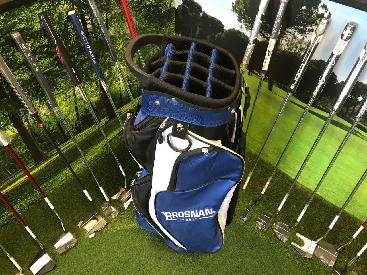 Brosnan Golf 14-Way Cart Bag