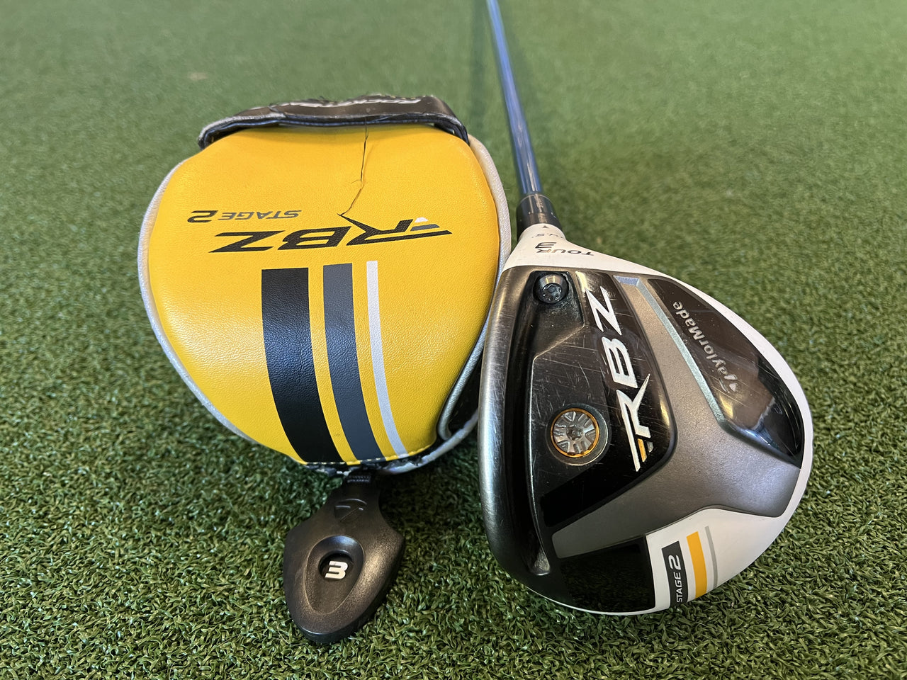 2012 TaylorMade RBZ Stage 2 Tour 14.5° 3 Wood With Headcover