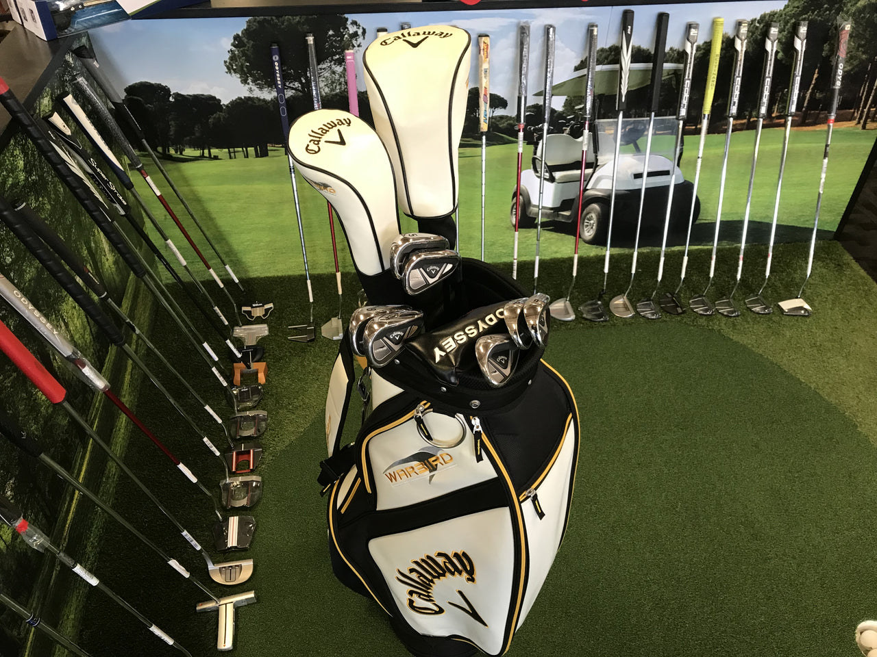 Callaway Warbird Full Set with Cart Bag