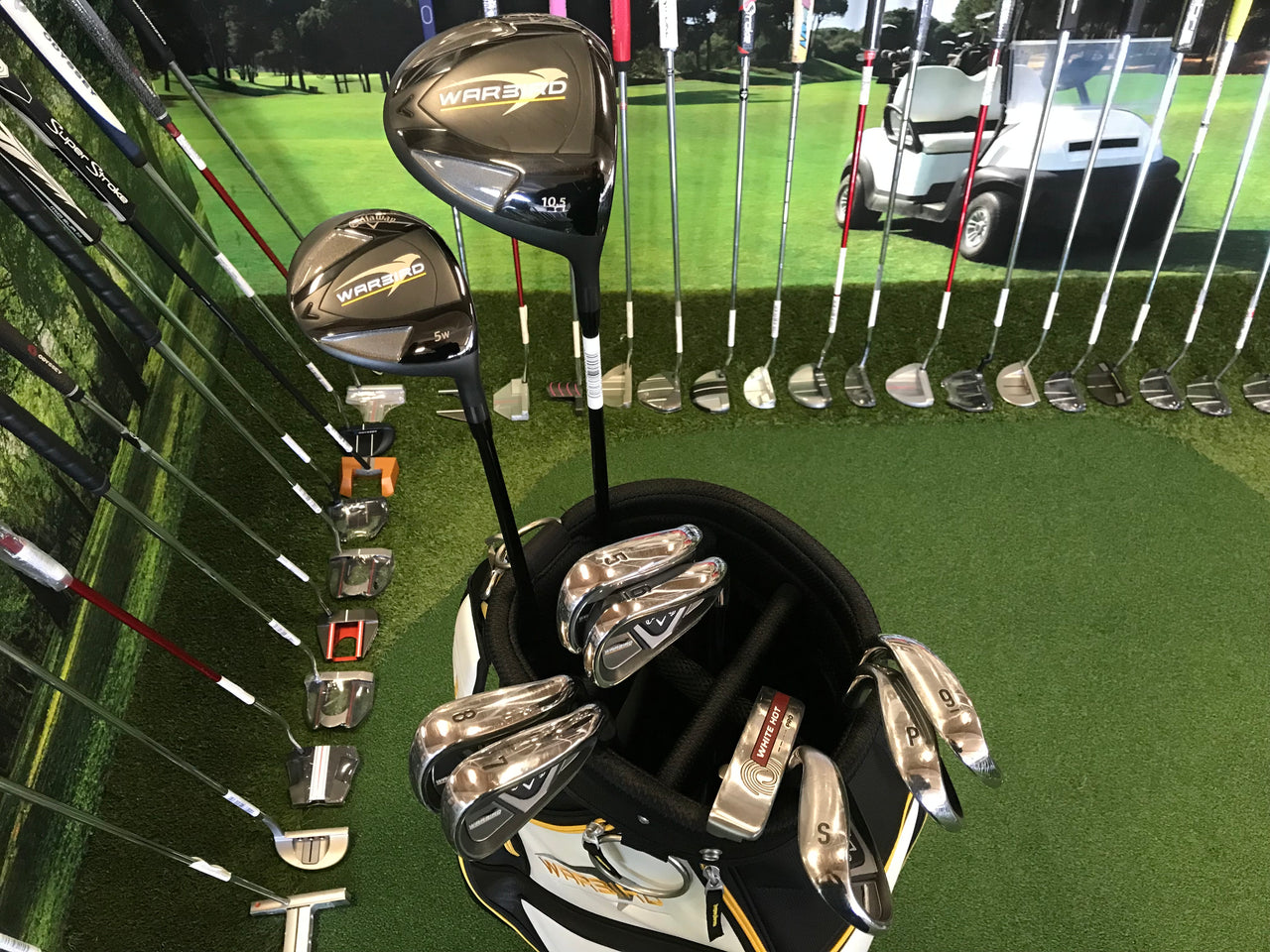 Callaway Warbird Full Set with Cart Bag