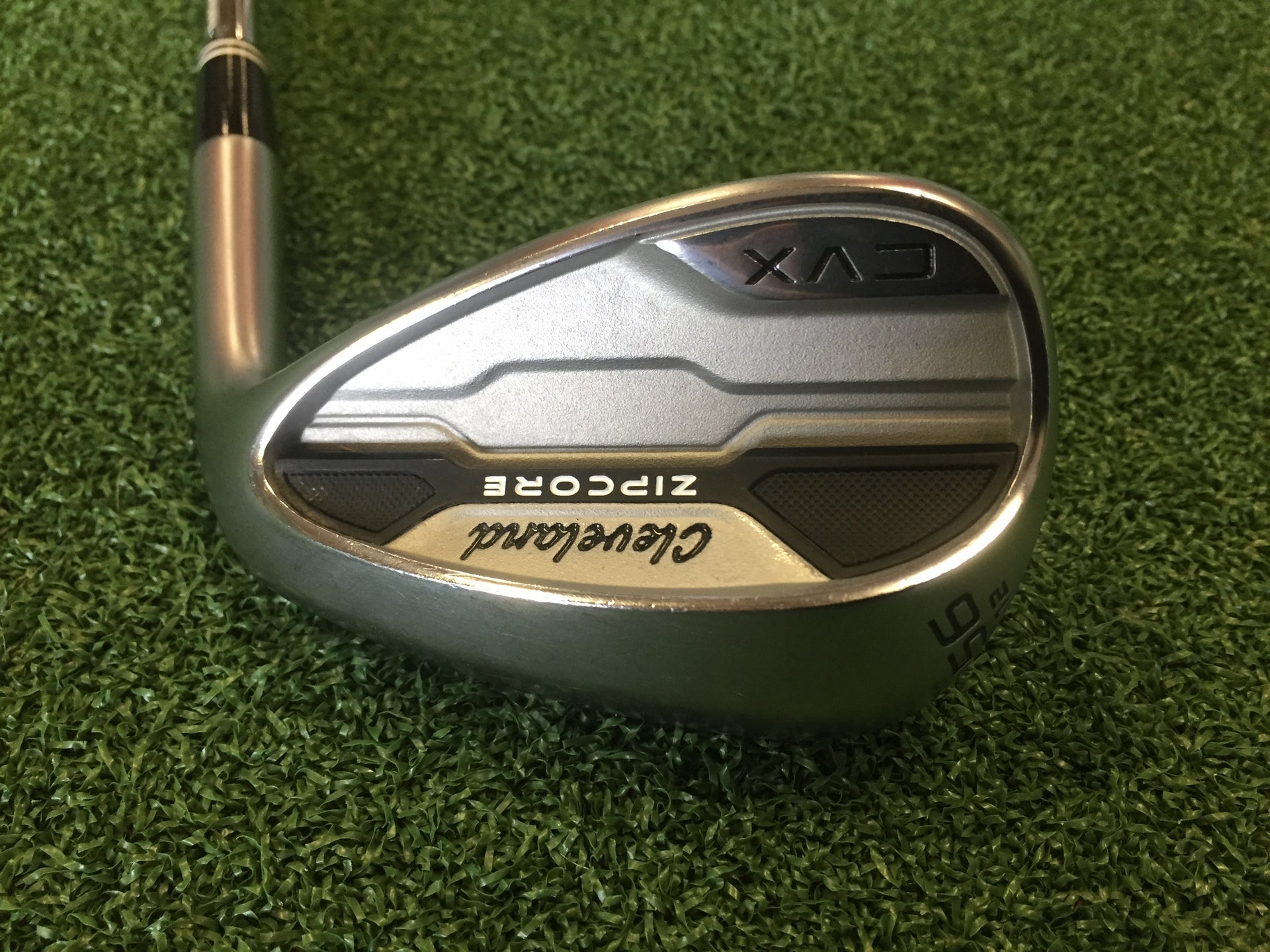 Cleveland ZipCore CVX Wedge Stiff Steel Shaft Golf Pride Grip Cleveland ZipCore CVX Wedge Stiff Steel Shaft Golf Pride Grip