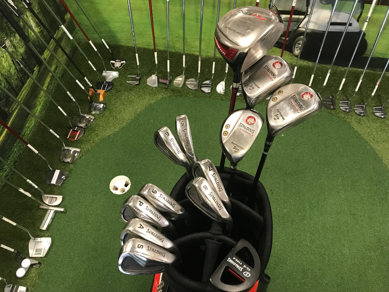 Spalding Full Set with Cart Bag With *CBR3 Driver*