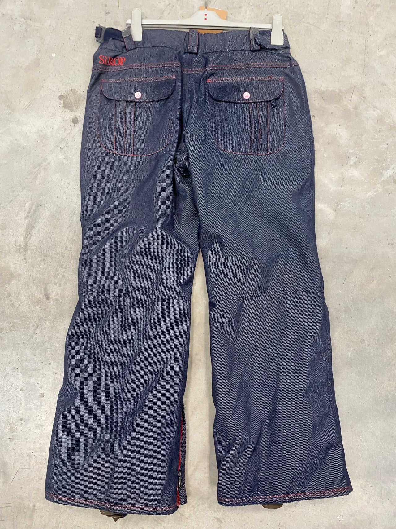 Sirop Navy Denim Style Womens Snow Pants Size Large UK 12