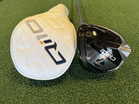 2024 TaylorMade Qi10 9° Driver With Headcover Dexterity- R/H Flex- Tour Extra Stiff Length- 45.25" Condition- 8.5 S/N- 56BK309N Shaft- Mitsubishi Tensei CK Series 70 TX Grip- Golf Pride